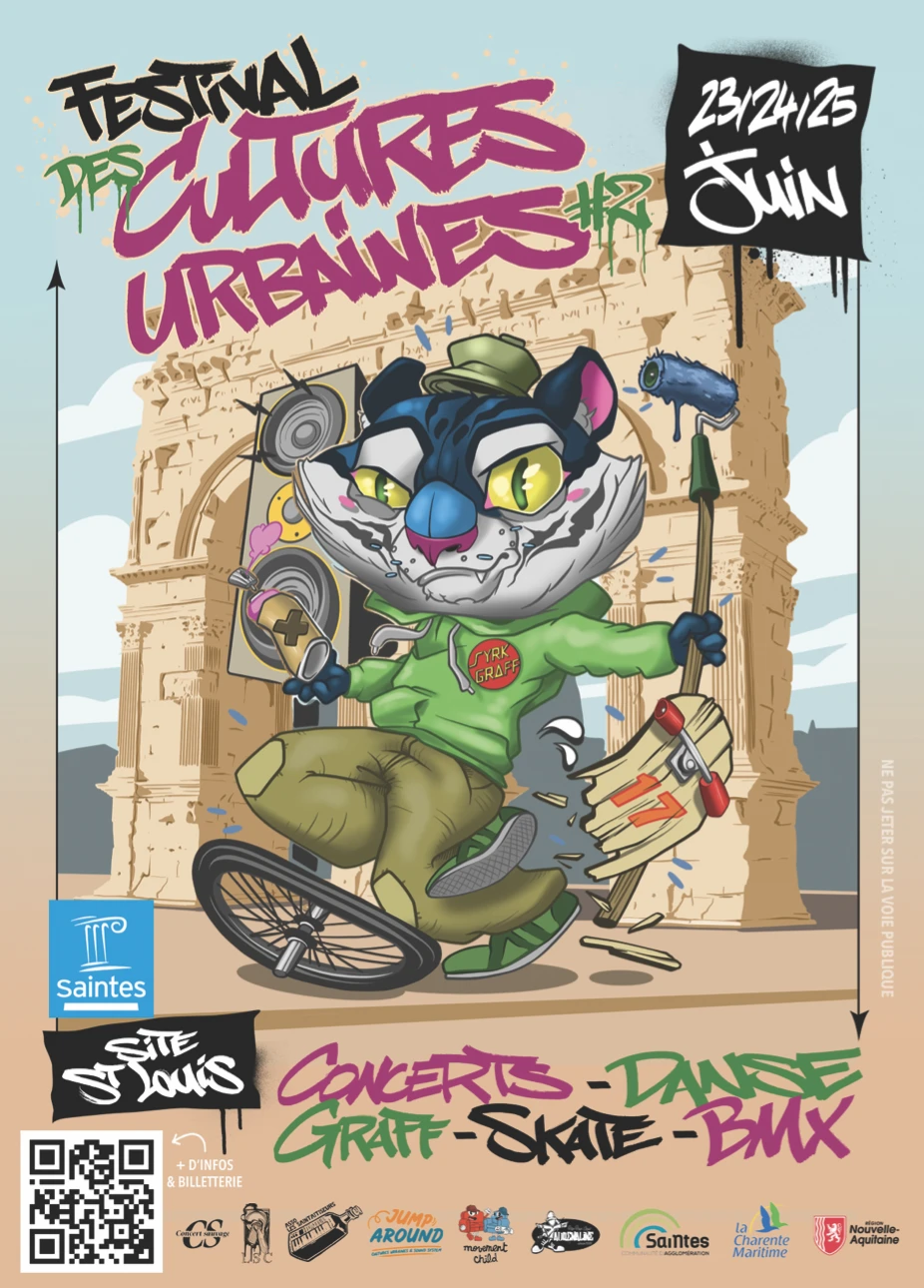 Affiche : Festival des Cultures Urbaines #2